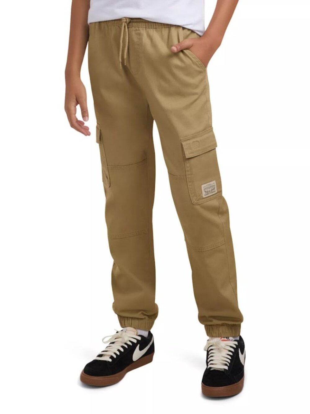 Levi's Relaxed Fit Utility Cargo Joggers Casual Tan Khaki Size XL